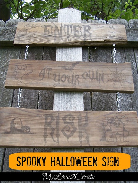 Make a sign with Ink Transfer onto Wood, MyLove2Create