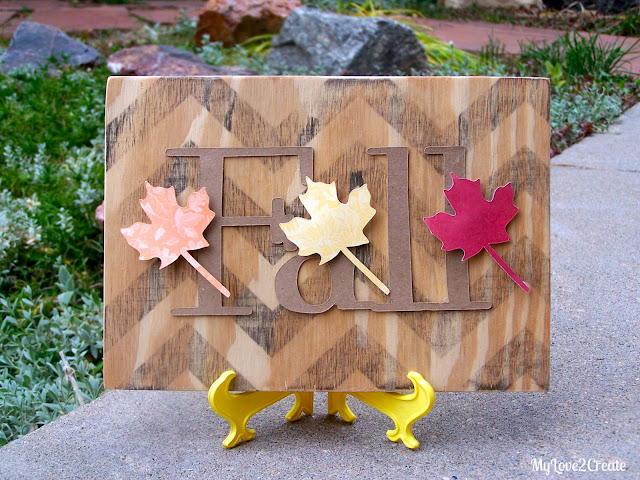 Fall Leaves Ink Transfer Craft, MyLove2Create