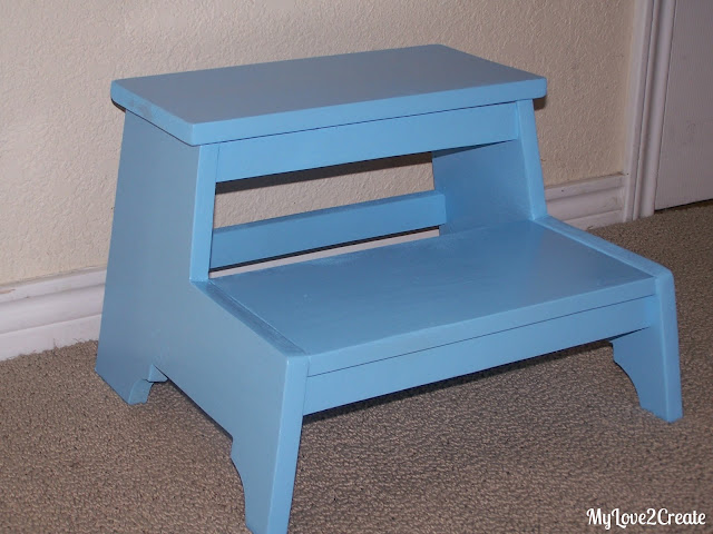 DIY Vintage Step Stool, MyLove2Create