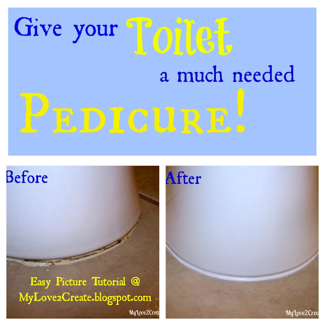 MyLove2Create, Give your Toilet a much needed Pedicure