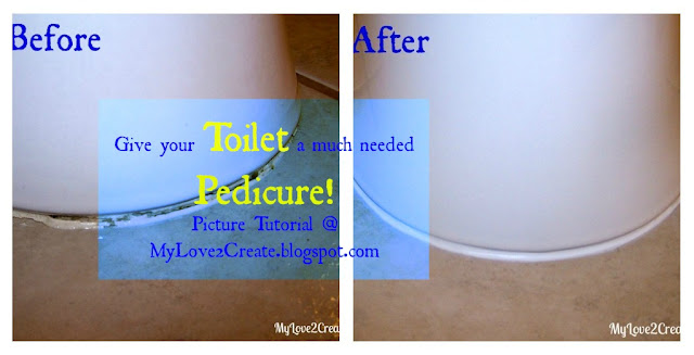 MyLove2Create, Give your Toilet a much needed Pedicure