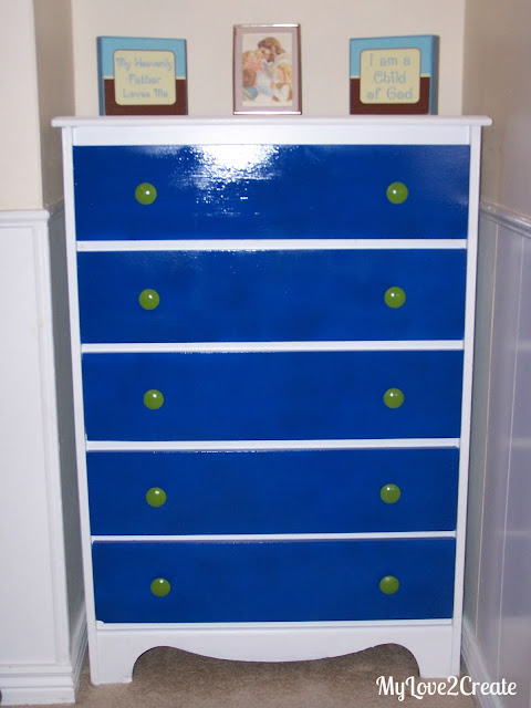 Dresser makeover with Spray Paint, MyLove2Create