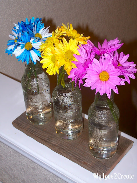 How to display short stem Dasies, MyLove2Create