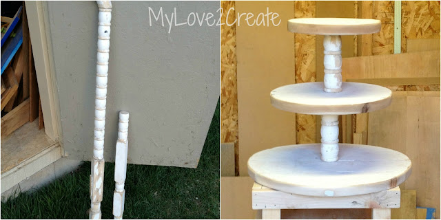 MyLove2Create, Cupcake Tower, Repurposed Style