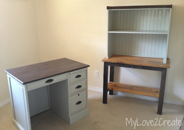 MyLove2Create, Desk and Hutch Makeover