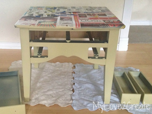 MyLove2Create,end table makeover