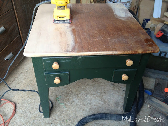 MyLove2Create,end table makeover