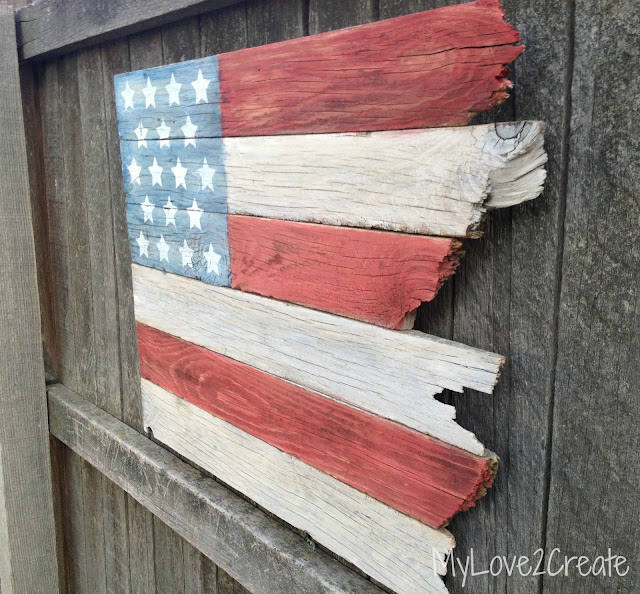 MyLove2Create, Scrap Wood American Flag