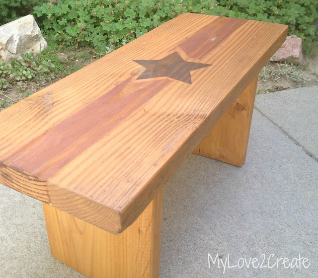 http://mylove2create.blogspot.com/2012/11/easiest-diy-bench-ever.html