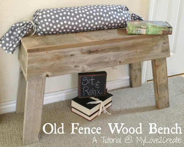 MyLove2Create, Old Fence Wood Bench