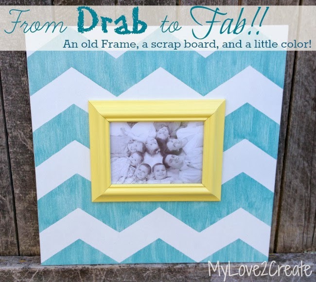 Chevron Upcycle, From Drab to Fab!