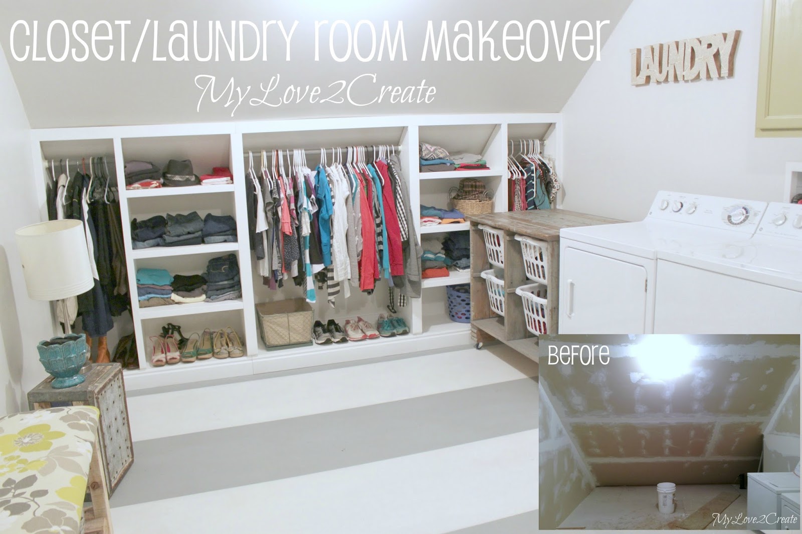 Closet/Laundry Room Makeover!!!