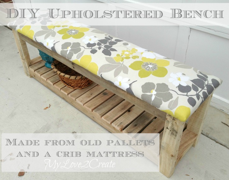 DIY Upholstered Bench