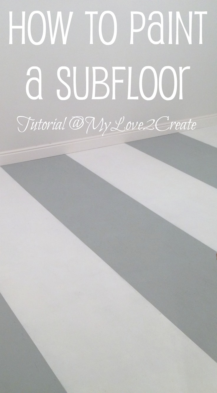 How to Paint a Subfloor