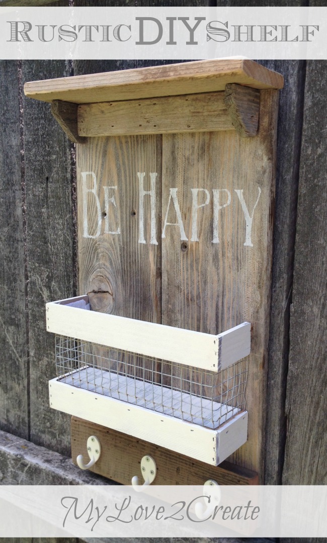 Rustic DIY Shelf