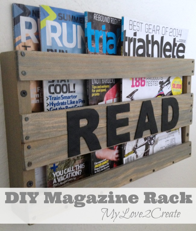 DIY Magazine Rack