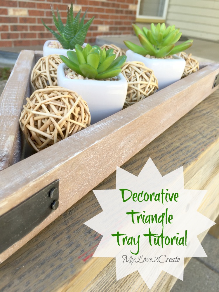 Decorative Triangle Tray