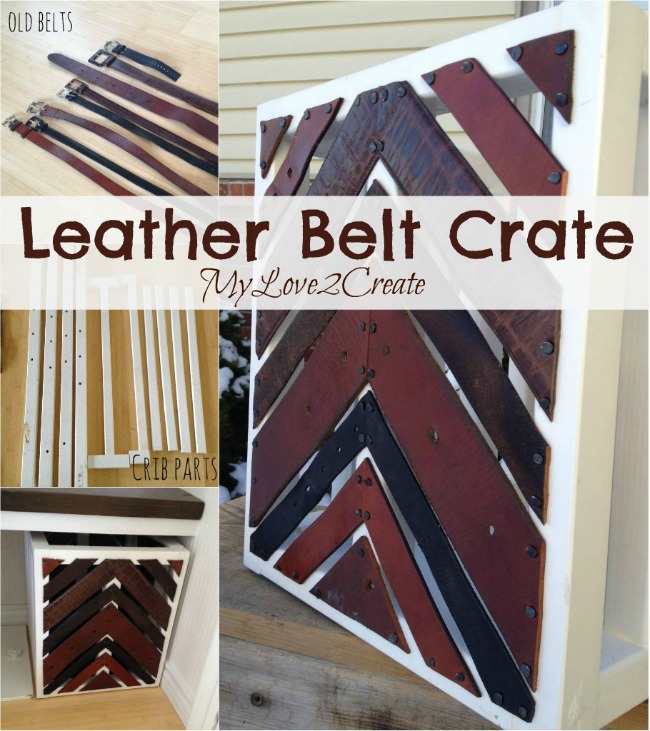 Leather Belt Crate