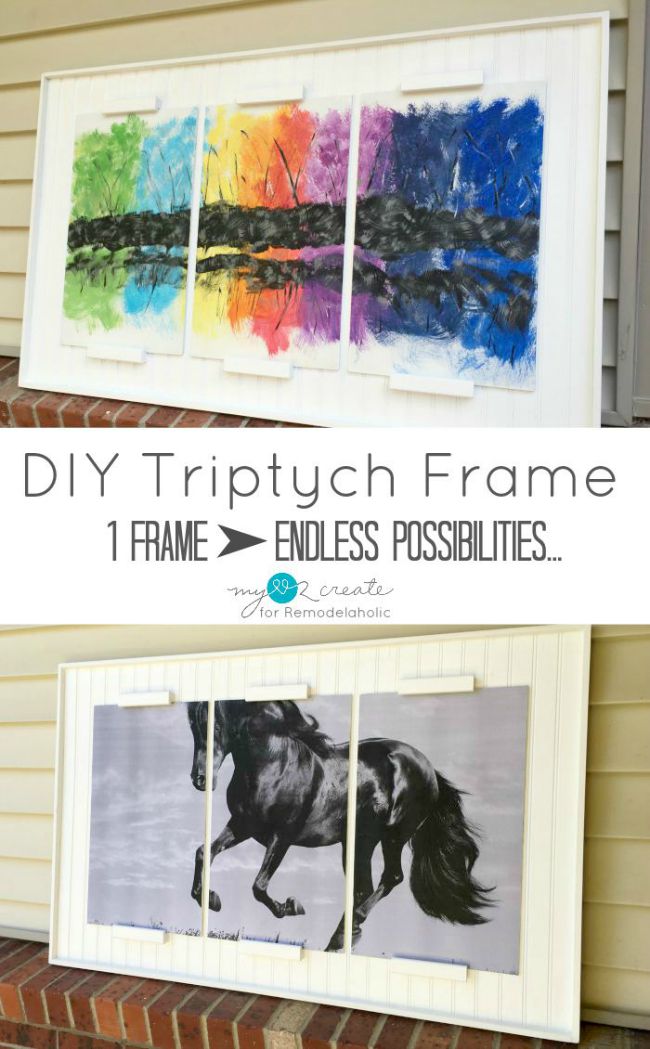 DIY Triptych Frame