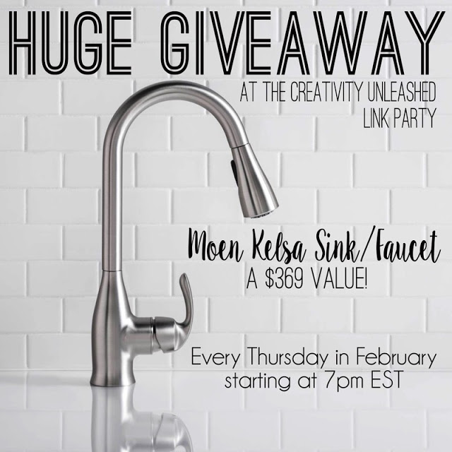 Creativity Unleashed No. 108 And a Moen Sink and Faucet Giveaway!