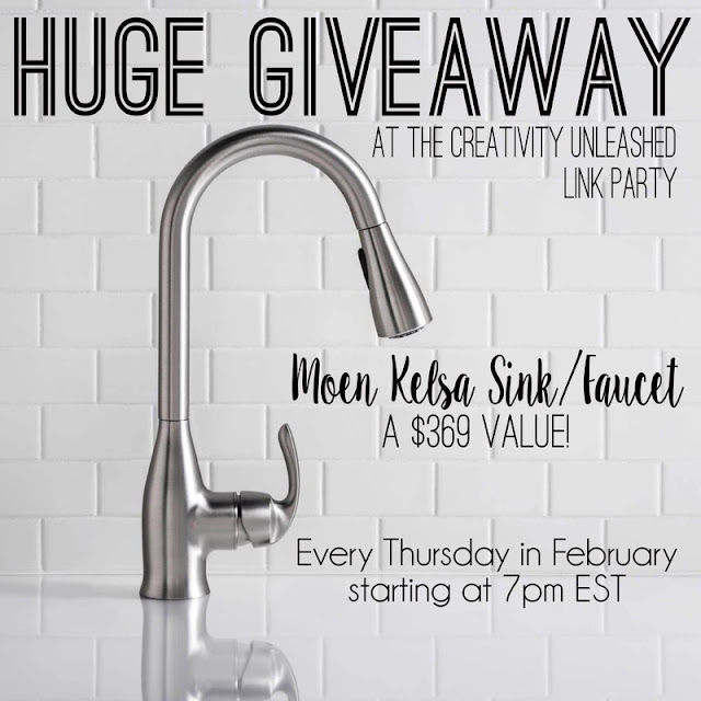 Creativity Unleashed No. 107- And a Moen Sink and Faucet Giveaway!