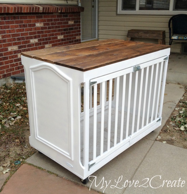 Turn an old Crib into an awesome Dog Crate