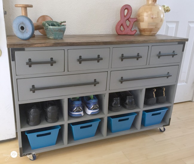 Shoe Cubby Dresser