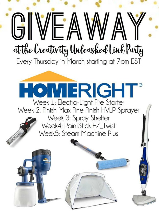 Creativity Unleashed No 114 and a Home Right Steam Machine Plus Giveaway!