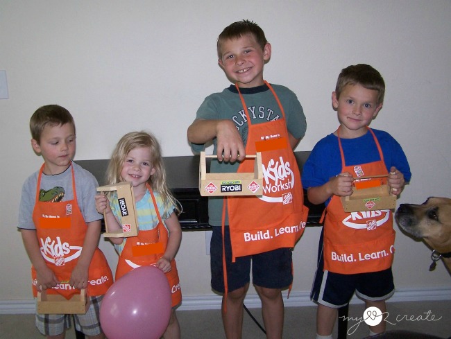 Home Depot’s Workshops and Virtual Party!