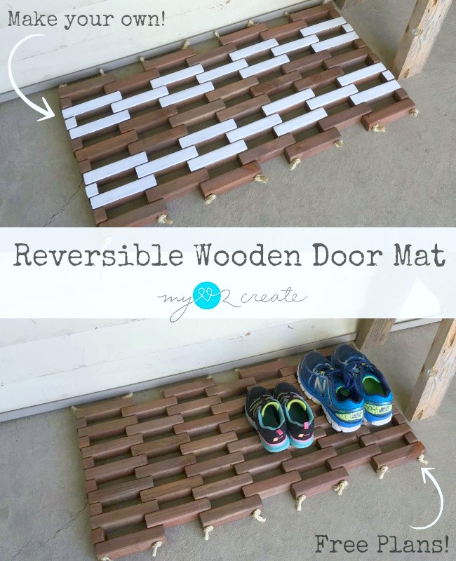 Reversible Wooden Door Mat