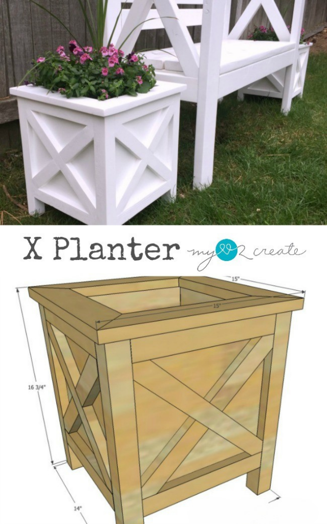 X Planter DIY Project