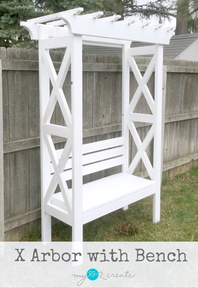 X Arbor with Bench