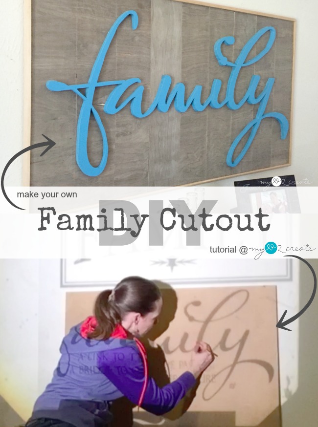 DIY Family Cutout