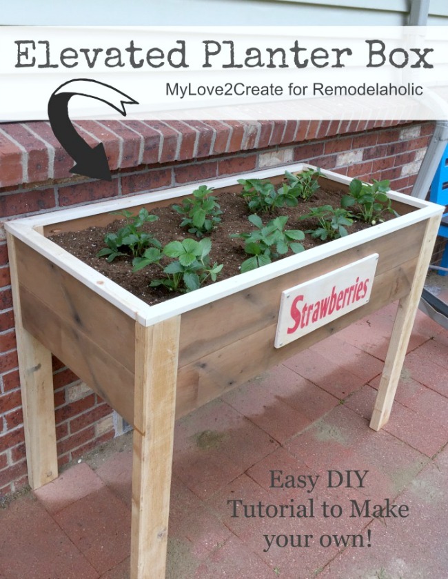 Elevated Planter Box Plans