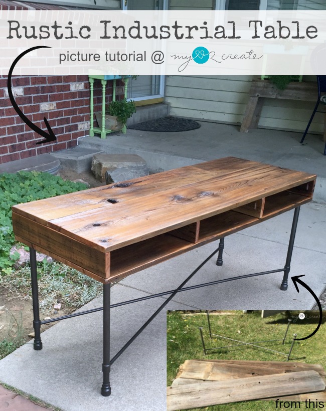 Rustic Industrial Table