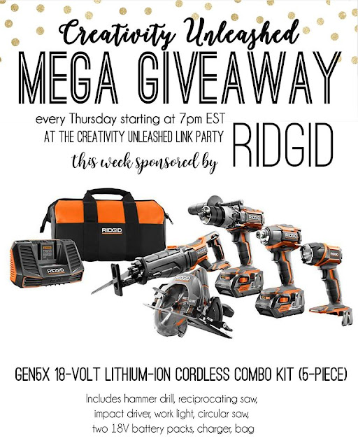 Creativity Unleashed #138 and  Ridgid Giveaway!!