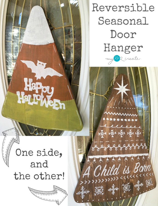 Reversible Seasonal Door Hanger