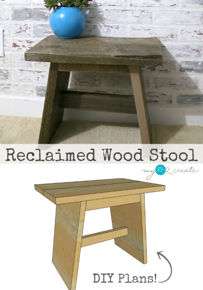 Reclaimed Wood Stool Plans