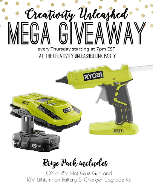 Ryobi Giveaway and Creativity Unleashed #149