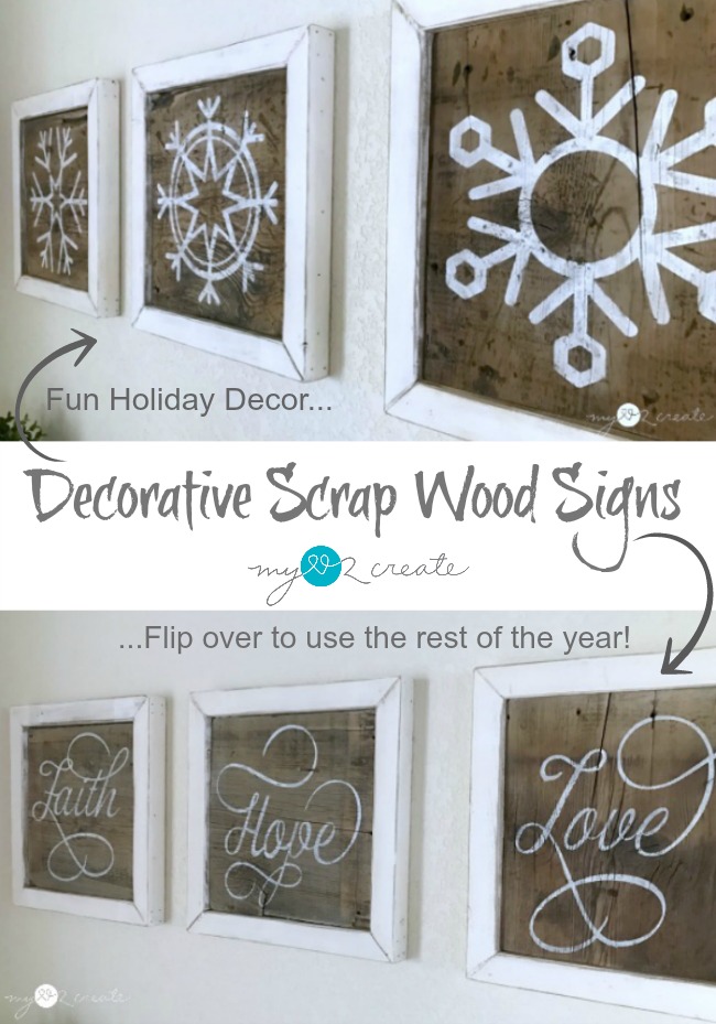 Decorative Scrap Wood Signs