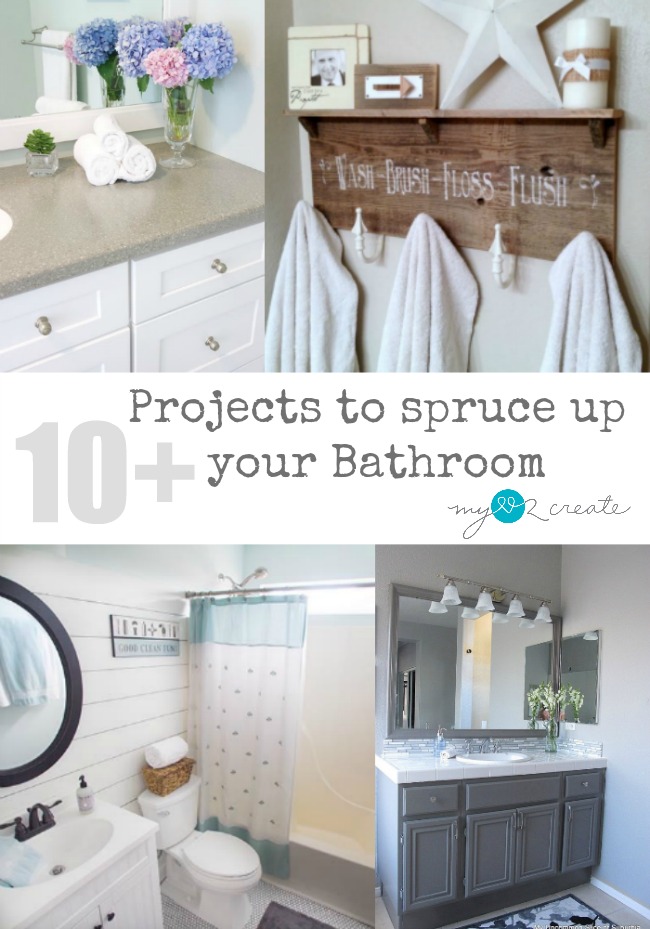 10+ Projects to Spruce up your Bathroom