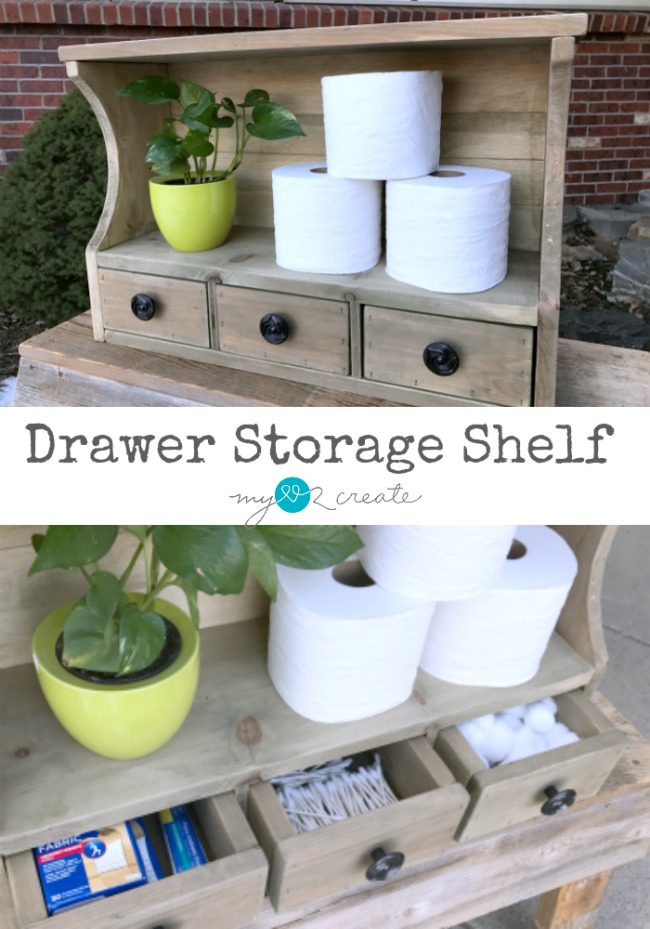 3 Drawer Storage Shelf