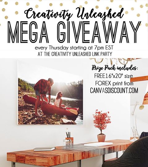 CanvasDiscount Giveaway and Creativity Unleashed #159