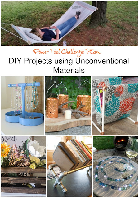 Power tool challenge team DIY Projects using unconventional materials