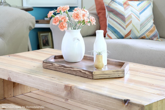 how to make a DIY decorative hexagon tray