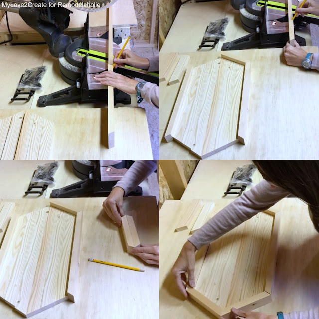 how to get perfect cuts for a framed tray