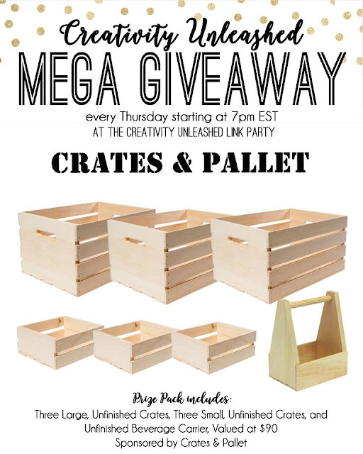 Crates and Pallet Giveaway and Creativity Unleashed #189