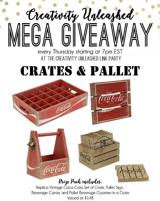 Crates and Pallet Giveaway and Creativity Unleashed #192