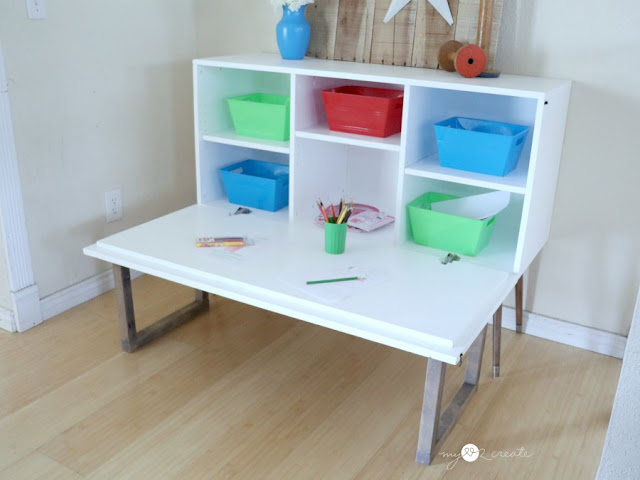 Great kids table for storage, art supplies, legos and more!