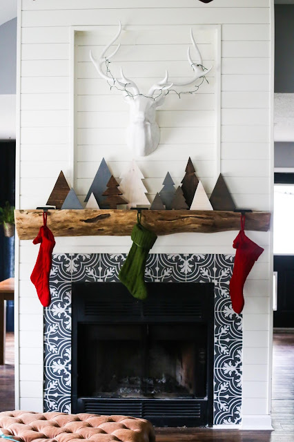 Rock star feature DIY Scrap Wood Christmas Trees